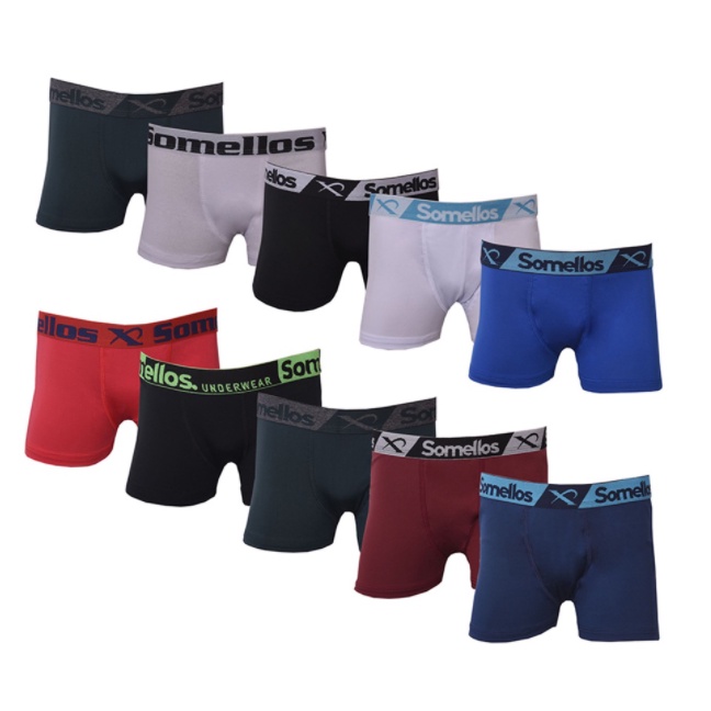 KIT 02 Cueca Boxer Infantil em Microfibra Cueca Box Infantil.