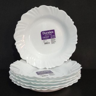 Conjunto Com 6 Pratos Petala Fundo 23Cm Duralex - Prato Opaline Pétala Fundo - Nadir Figueredo
