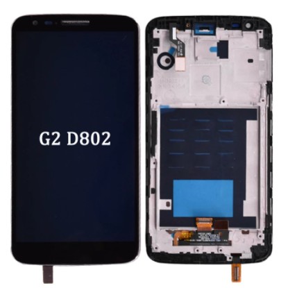 tela touch Lcd frontal  Orig Para Lg G2 D802 Display hScreen Digitador Assembléia Quadro