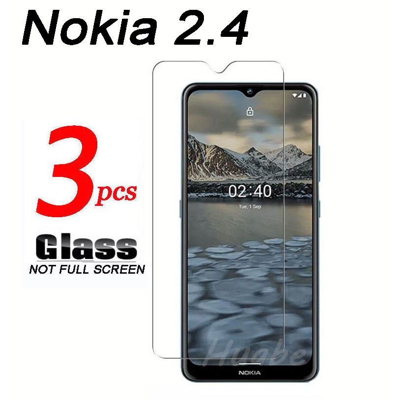 Película de Vidro Nokia 2.4 Nokia 5.3 Nokia 6.2 Nokia 7.2 3 Pçs