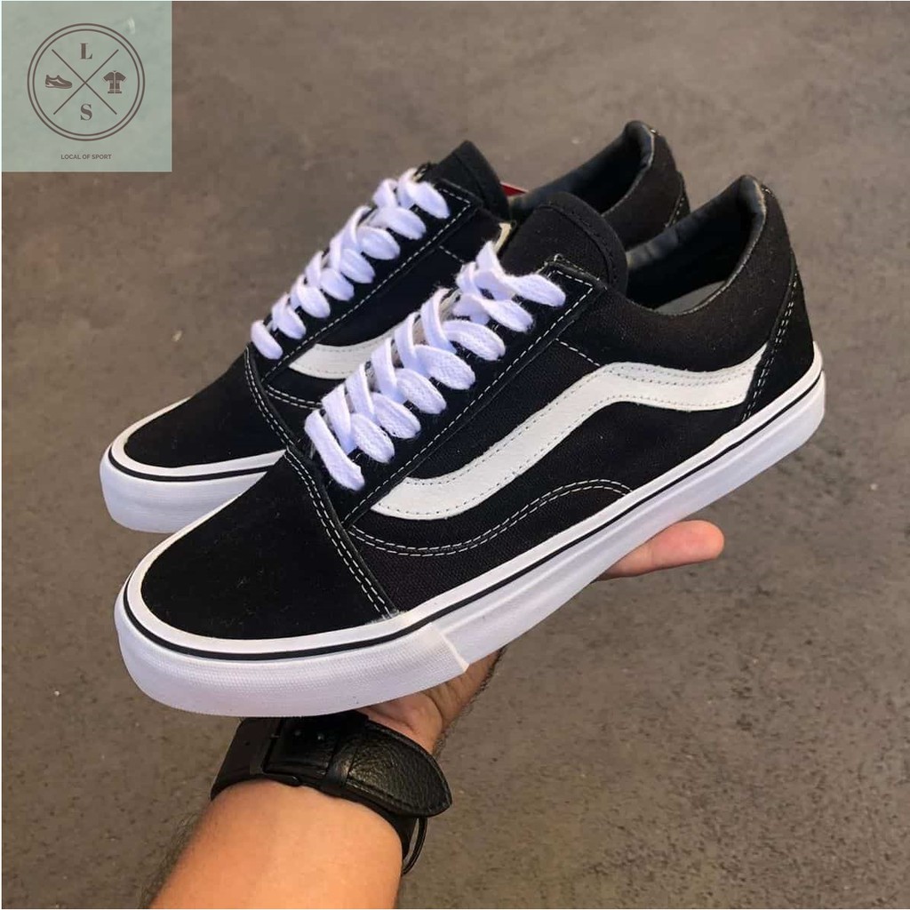 vans tenis preto e branco