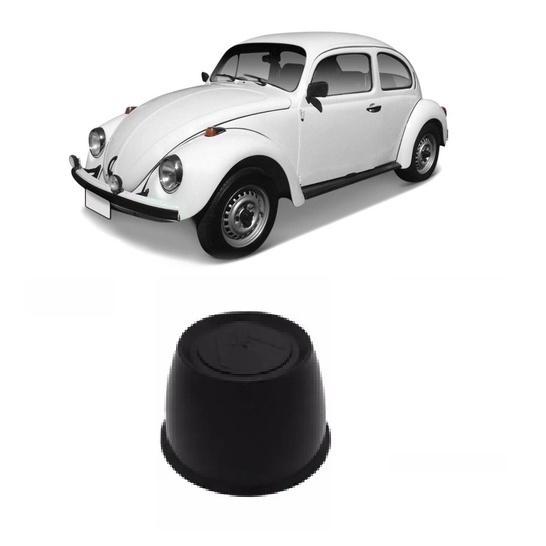 Calota Copinho Roda 4 Furos Fixa VW Fusca Variant Brasília Karmann Ghia TL
