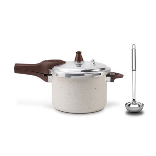 Panela de Pressão Brinox Ceramic Life Pressure Indução 4,2L + Concha