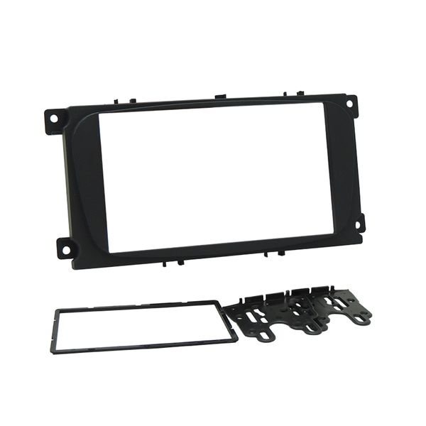 Moldura 2 Din Ford Focus 2009, 2010, 2011, 2012, 2013 - Black Piano em Oferta na Shopee