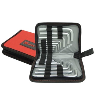 Jogo de Chaves Torx e Allen Hexagonais Curtas CRV com 18 Peças MTX em Oferta na Shopee