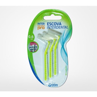 ESCOVA INTERDENTAL ADULTO INTER PRO 0.6mm - 6 UNI em Oferta na Shopee