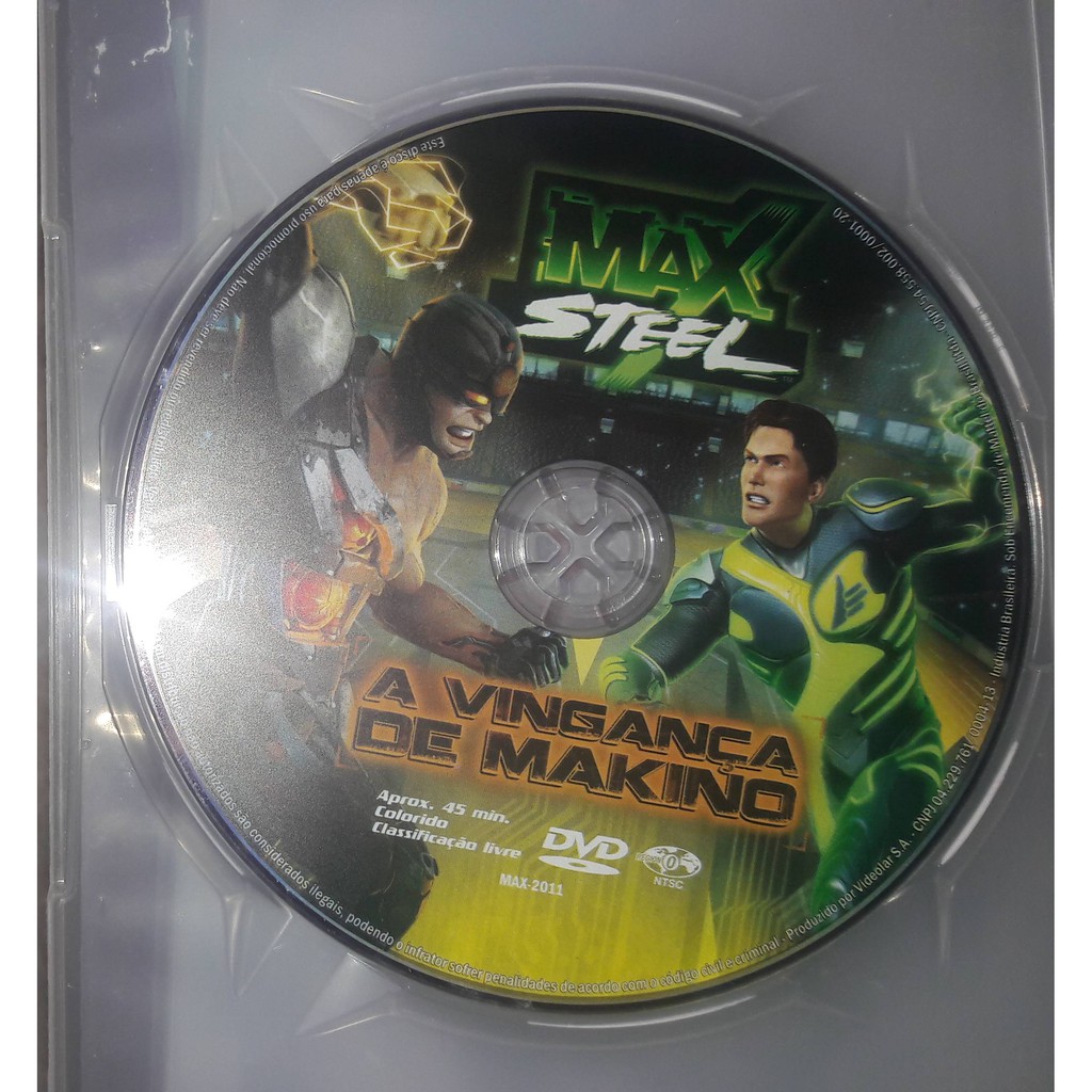 DVD ORIGINAL MAX STEEL – A VINGANÇA DE MAKINO