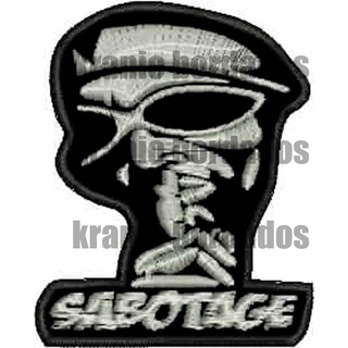 SABOTAGE RAP NACIONAL PATCH BORDADO ENVIO IMEDIATO