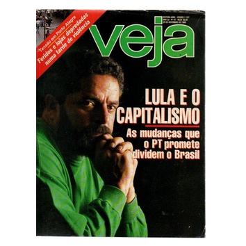 Revista Veja ,lula E O Capitalismo Ed 1107 Nº 47 ,novem/1989