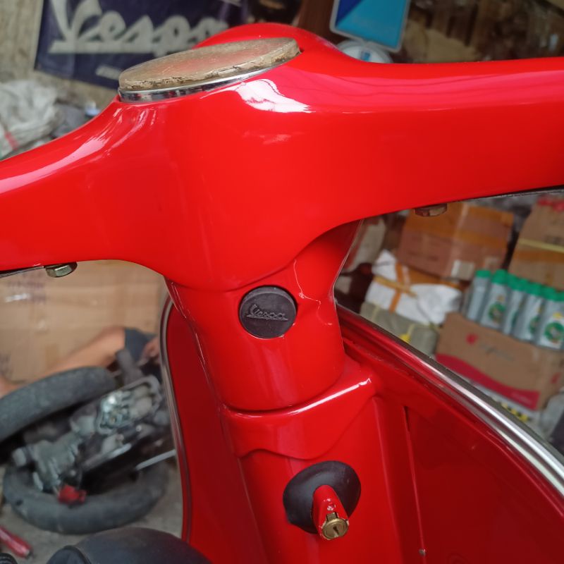 Tampa De Parafuso Em Borracha Para Guidão De Vespa super sprint