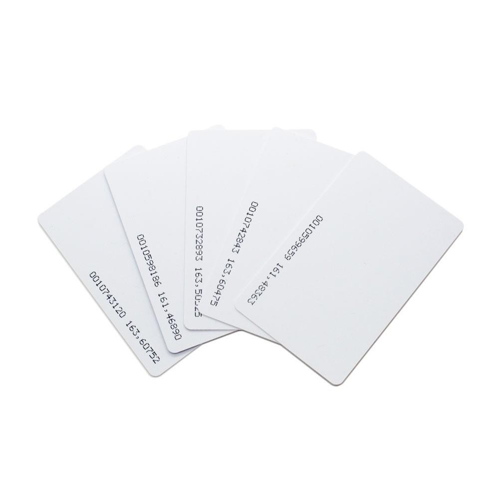 Cartão PVC de Aproximação Proximidade RFID 125 KHz - 10 unidades
