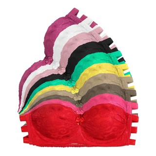 Sutiã Top Com Bojo Feminino Rendado Tomara Que Caia 3 Tiras Lingerie