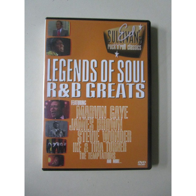 DVD LEGENDS OF SOUL - R&B GREATS - ED SULLIVAN´S ROCK´N´ROLL CLASSICS - FATURING MARVIN GAYE - JAMES BROWN - STEVE WONDER - IKE & TINA TURNER - THE TEMPLATIONS AND MORE...