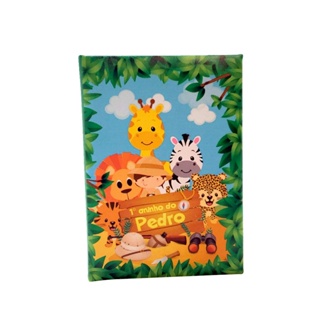 Album Safari Personalizado C/ Nome E Idade - 100 Fotos 10x15 em Oferta na Shopee