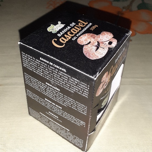 GEL COM BANHA DE CASCAVEL SEIVA DO BRASIL (250g) Shopee Brasil