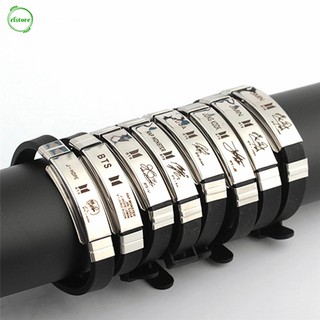 Pulseira Ajustável Fãs De Moda Estilo Coreano Bts Kpop Preto Mark