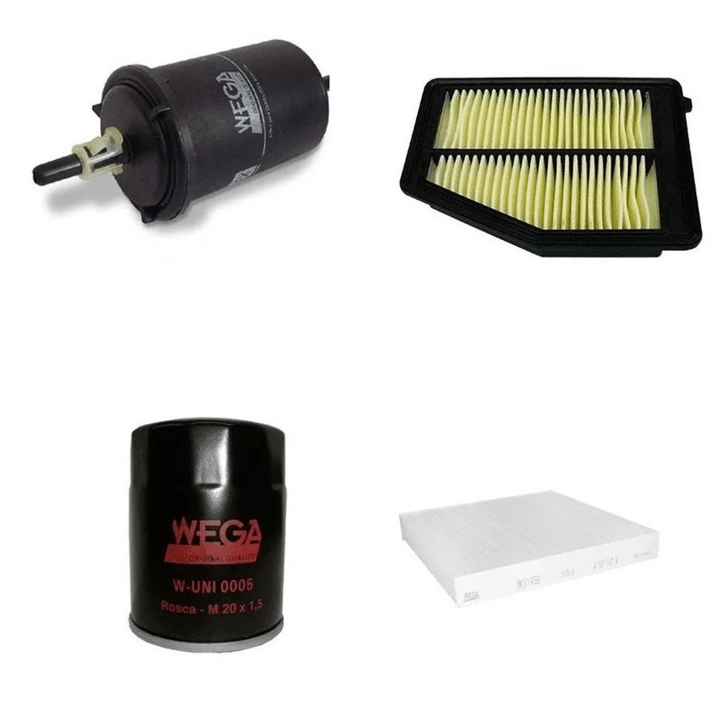 Kit Troca De Filtros Civic 1.8 2.0 16v Flex 2013 A 2015