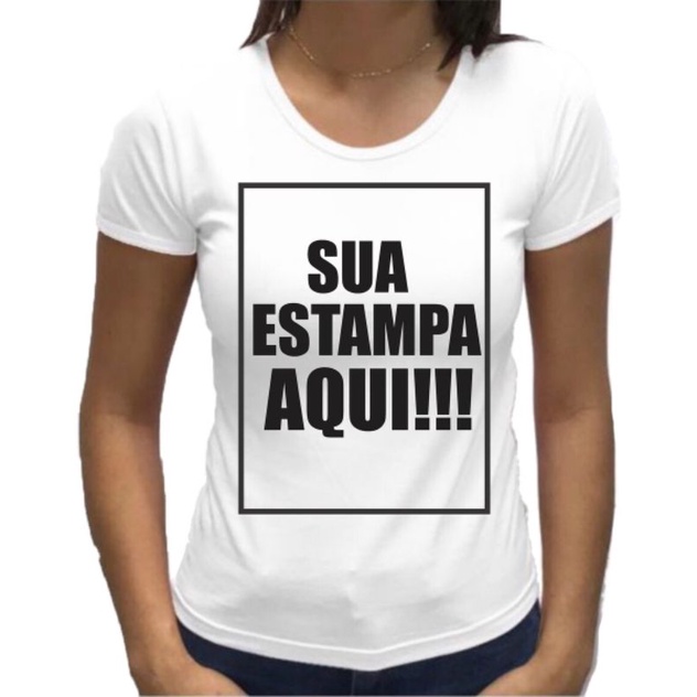 camiseta  baby look  personalizada  em oferta forma  bem  pequenas