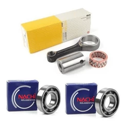 Kit Biela Completa Rolamentos Virabrequim Fazer 250 Lander