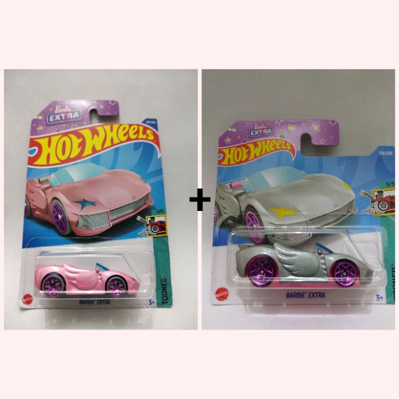 hot wheels barbie extra pink