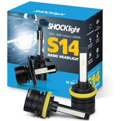 Lâmpada Super Led Mini Shocklight 32w S14 Nano H11 6000k