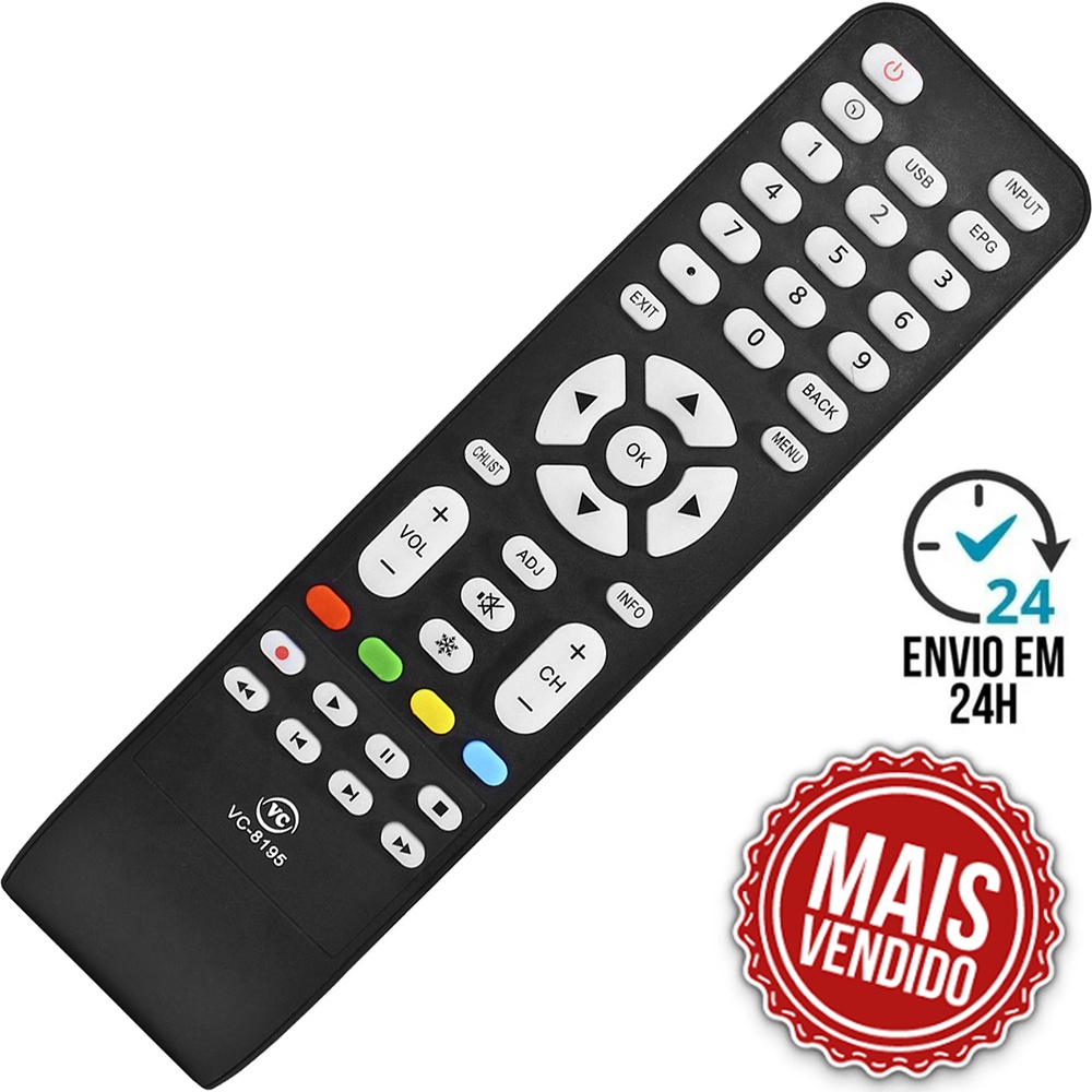 Controle Remoto Para Tv Aoc Lcd / Led