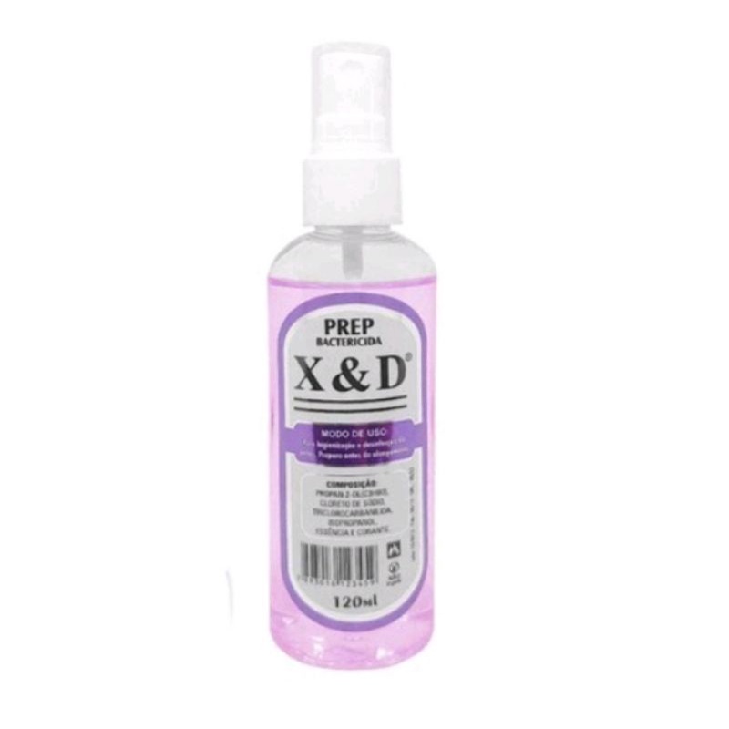 Prep X&D Profissional Bactericida Spray Higiene e Unha 120ml Oferta Imperdível 120ml