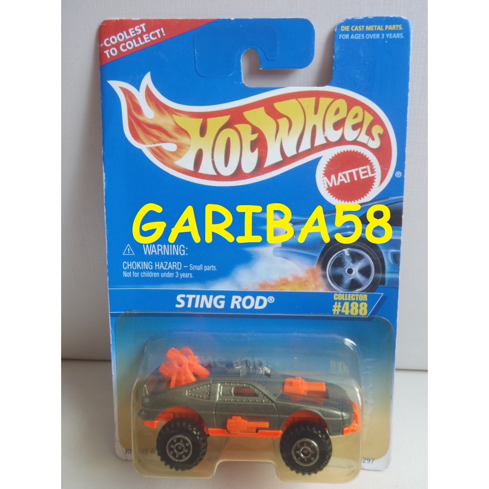 HOT WHEELS STING ROD 1996 #488 COLLECTOR GARIBA58