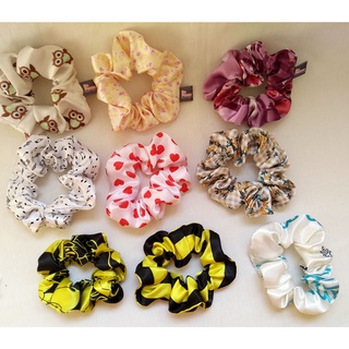 Scrunchie Basico de Cetim Estampado