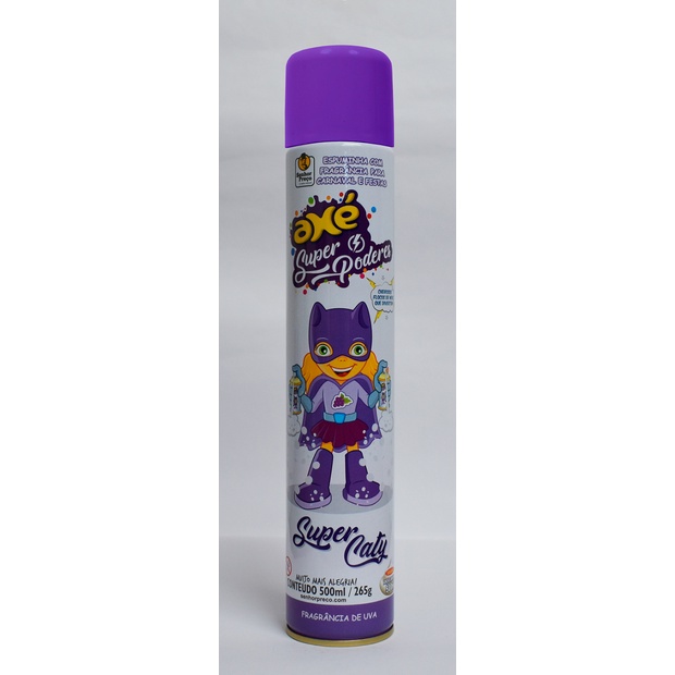 ESPUMINHA DE CARNAVAL SUPER CATY UVA 500ML