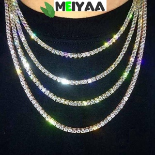 MEIYA Gargantilha De Cristal De Strass Para Masculino E Mulheres/Colar Tênis Hip Hop Várias Cores em Oferta na Shopee