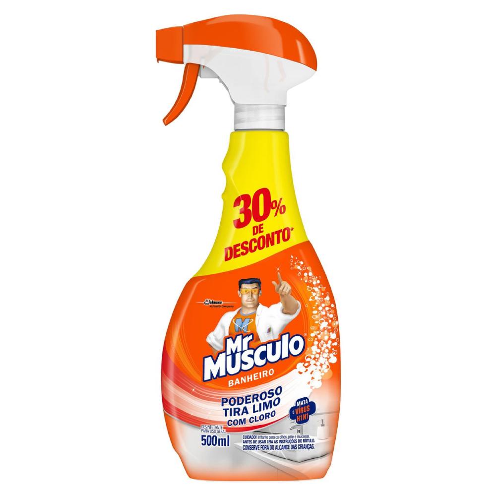 Limpador Mr Músculo Banheiro Tira-Limo 500ml Borrifador Grátis 30% de Desconto em Oferta na Shopee