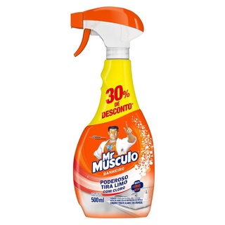 Limpador Mr Músculo Banheiro Tira-Limo 500ml Borrifador Grátis 30% de Desconto