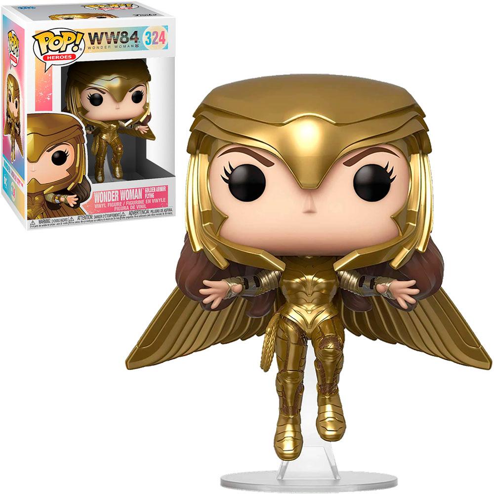 Funko Pop Wonder Woman Golden Armor Flying  WW84 324