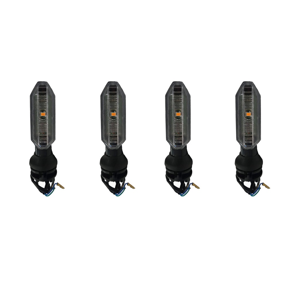 Kit 4 peças Pisca Led Seta Honda Cb Twister 250 2020 Fan Titan 160 após 2014 Dianteiro e Traseiro Esquerdo e Direito