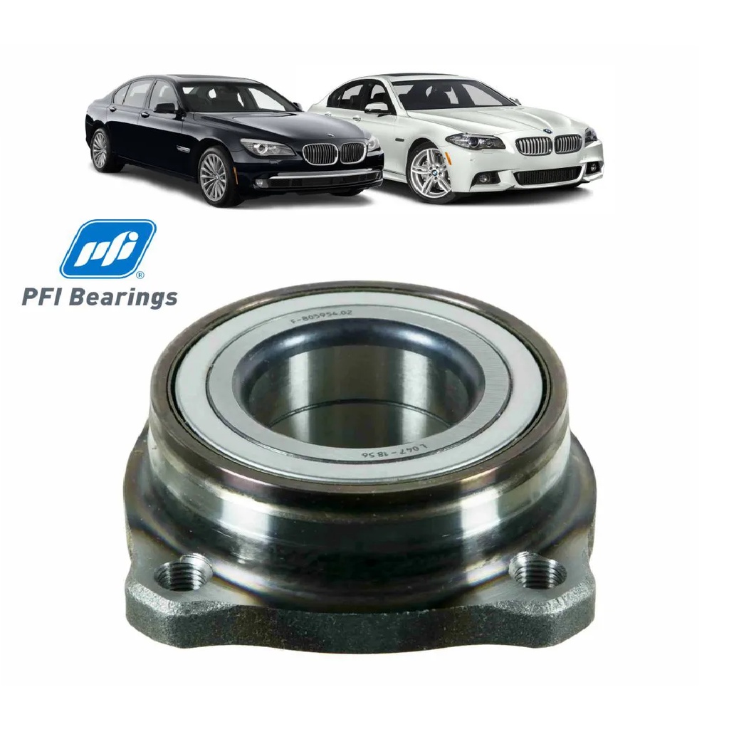 Rolamento Roda Traseiro com Mancal com Freio ABS BMW 530I/535I/550I/640I/650I/730I/750I/760I 3.0 24V/4.0/4.4 32V V8 / 6.0 48V W12 2008 A 2016 33406850159/SKU1463