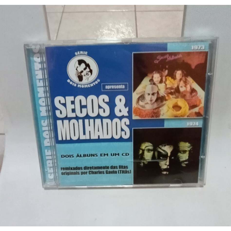 CD Secos E Molhados Dois Momentos primeiro e segundo álbuns 1973 E 1974 + DVD Ney Matogrosso Canto Em Qualquer Canto