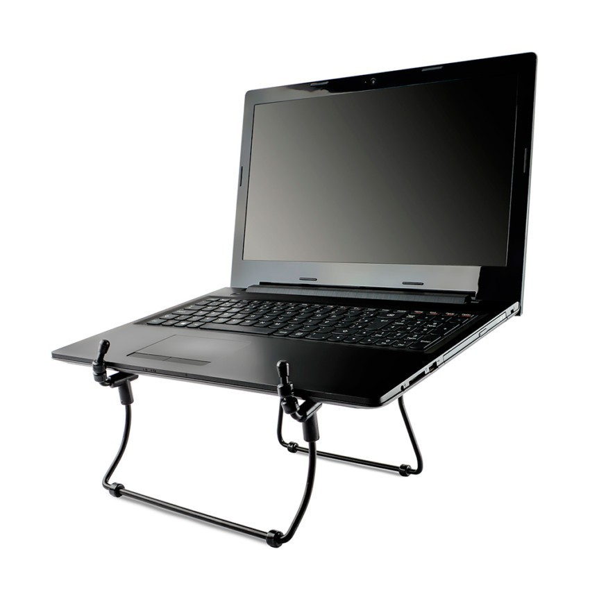 Suporte Para Notebook Totalmente Ajustável Cromado Use  Home Office Empresa Ergonomia Beleza Praticidade Re.li.za Envio Em 24 Horas