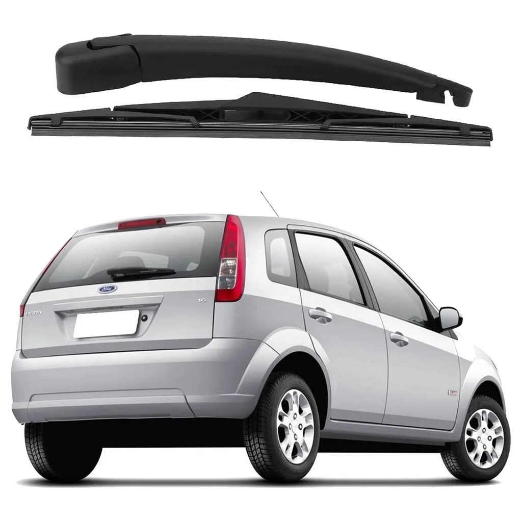 Braço do Limpador de Para-brisas traseiro+Palheta traseira Para Carro Ford Fiesta Rocam Tamanho 45cm em Oferta na Shopee