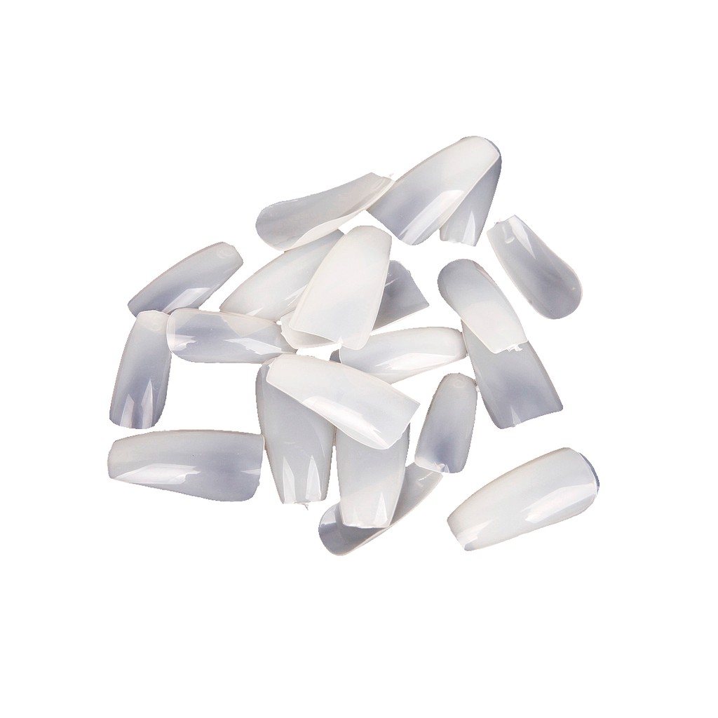 Kit Bailarina com 500 Tips Refil Unhas Postiças Alongamento