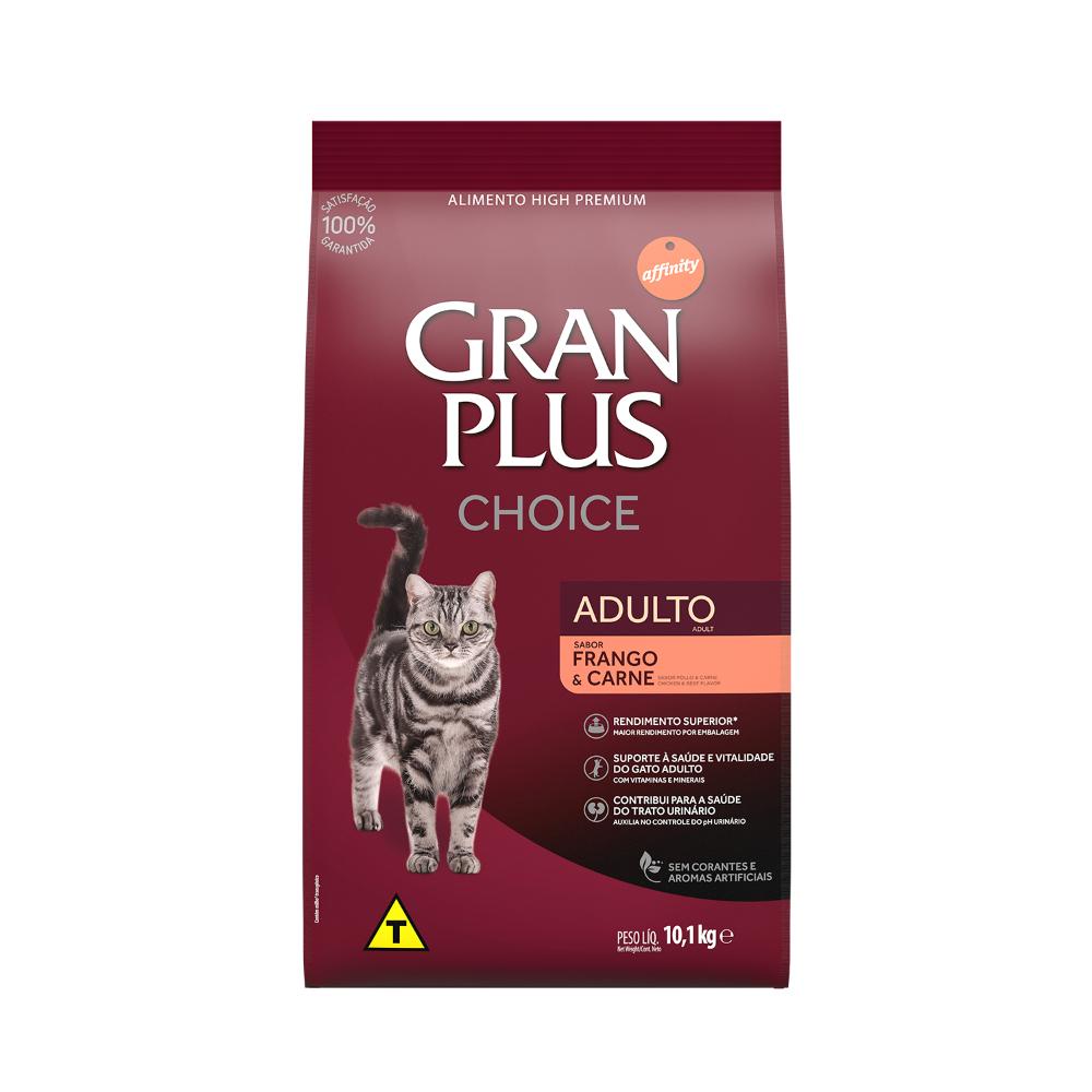 Racao Gran Plus Gatos Choice Frango E Carne 10,1kg em Oferta na Shopee