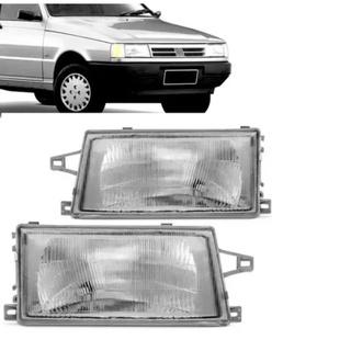 Farol Uno Fiorino Elba Premio 91/03 - Lente de Vidro - Unidade