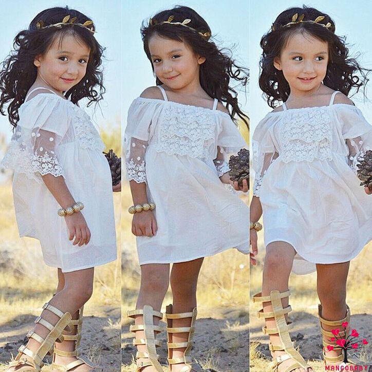 vestido social branco infantil