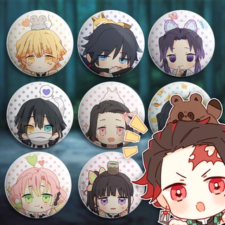Bottons Demon Slayer ( kimetsu no yaiba ) - broche alfinete boton bottom button pin