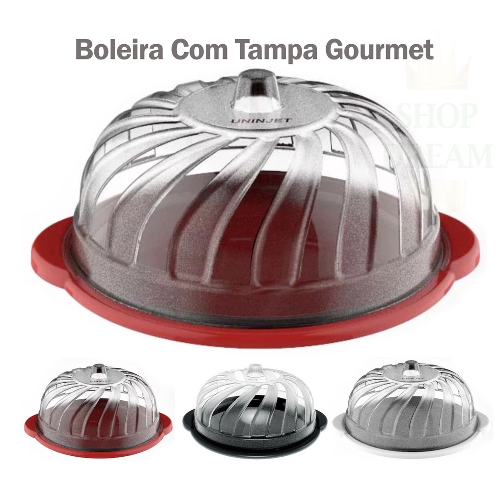 Porta Bolos Boleira Com Tampa Gourmet