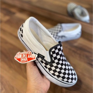 Vans quadriculado hot sale sem cadarço