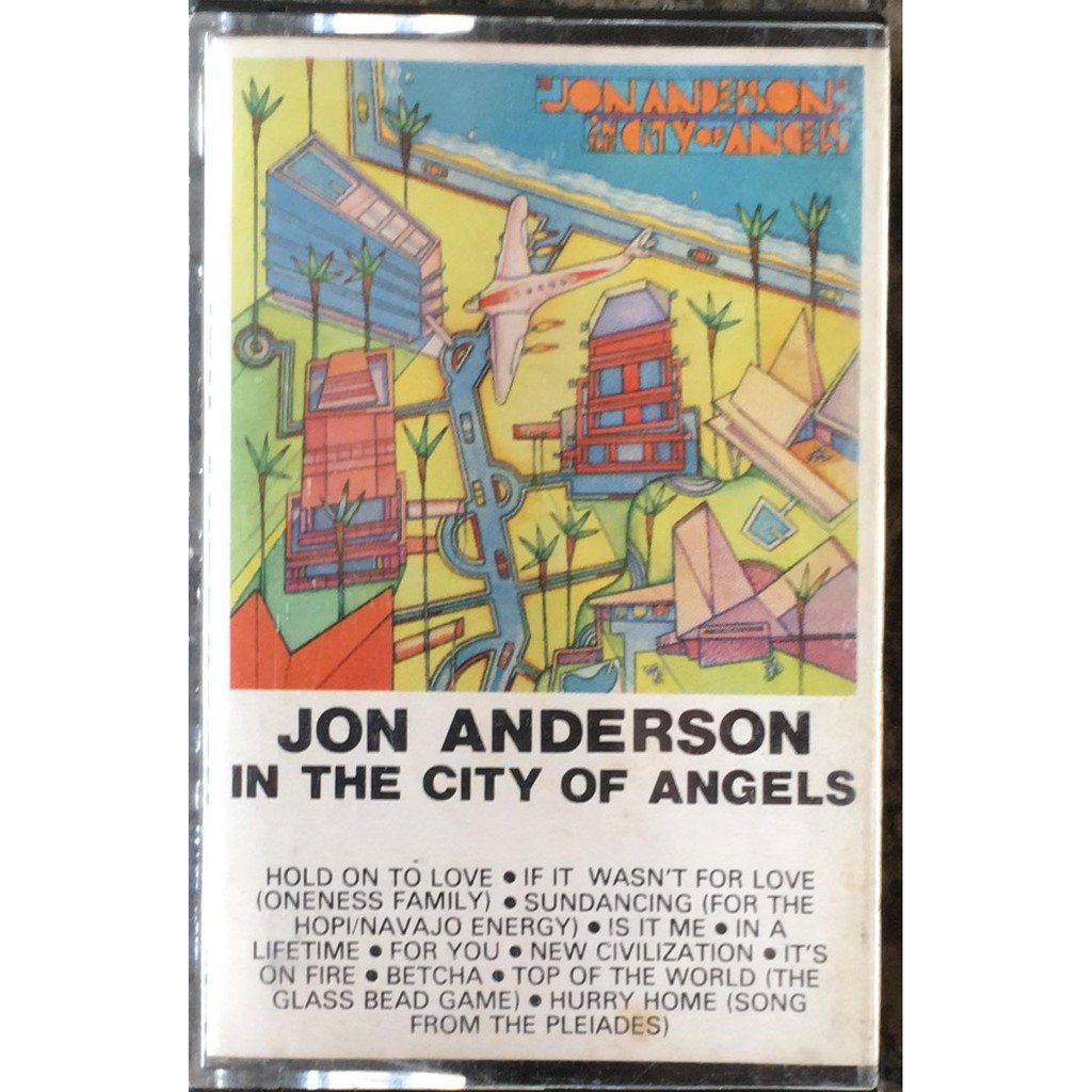 Fita K7 Jon Anderson-in The City Of Angels-1988 Cbs