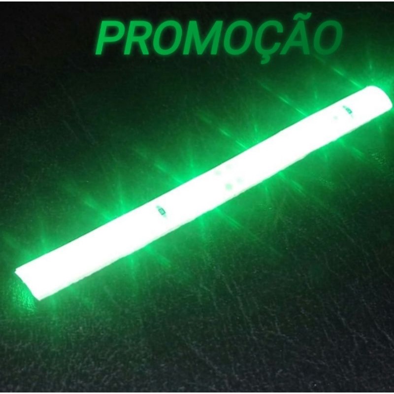 Fita de led Verde adesiva flexível 10cm fina 12 volts iluminação painel de instrumentos carro moto interior assoalho tapete cpu Pc gamer tuning