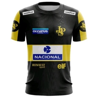 Camisa-Camiseta Airton Senna Preto Fórmula 1