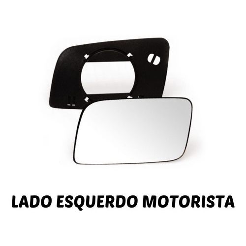 Lente + Base Retrovisor Astra 1998 A 2011 Lado Esquerdo